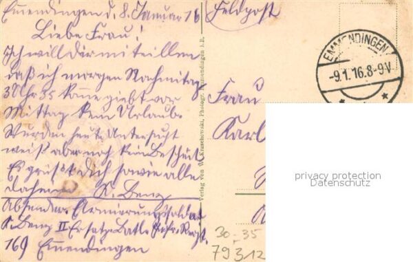 Emmendingen Kaserne des II. Ersatz Bataillons Infanterie Regiment 169 – Bild 2