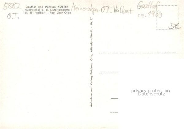 Hunswinkel Gasthof Pension Koester – Bild 2