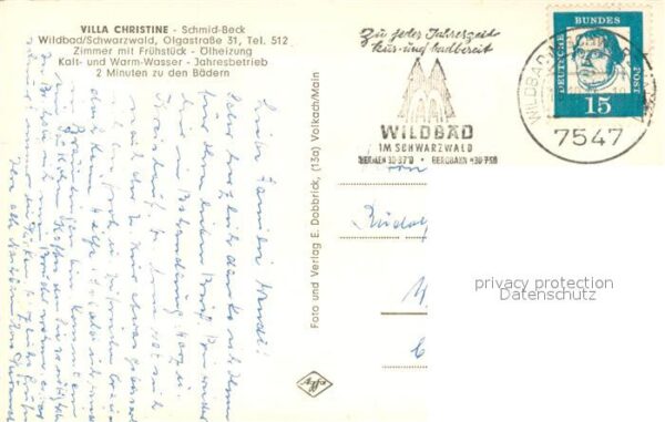 Wildbad Schwarzwald Villa Christine – Bild 2