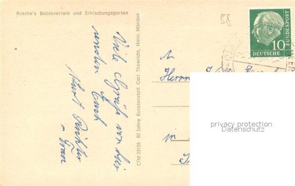 Steinhuder Meer Rusches Bootsverleih und Erfrischungsgarten Insel mit Festung Wi – Bild 2