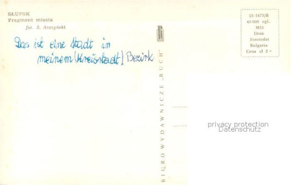 Slupsk Stolp PL Fragment miasta – Bild 2