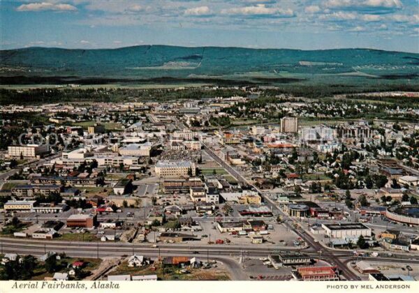 Fairbanks Alaska Aerial view
