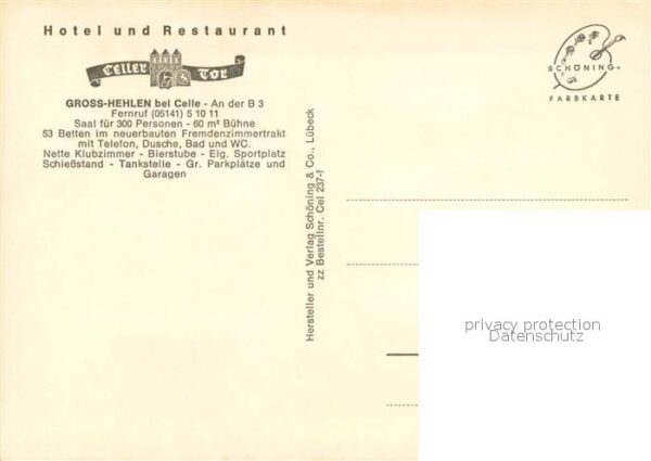 Gross Hehlen Hotel Restaurant Celler Tor Gastraeume Foyer – Bild 2