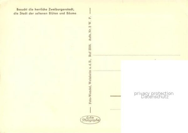 Weinheim Bergstrasse Panorama – Bild 2