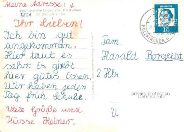 Holzkirchen Oberbayern Schullandheim Linden Freibad Speise und Schlafraum – Bild 2