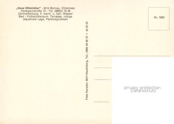Bernau Chiemsee Haus Ottenloher – Bild 2