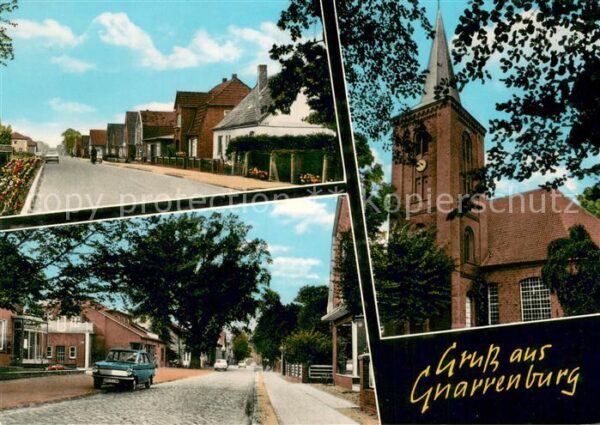 Gnarrenburg Strassenpartien Kirche