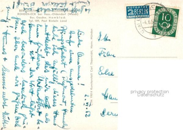 Hessisch Oldendorf Berggasthaus Rohden Eck – Bild 2