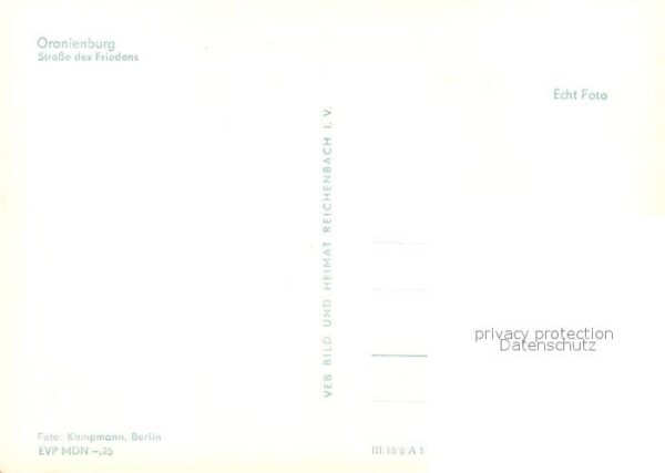 Oranienburg Strasse des Friedens – Bild 2
