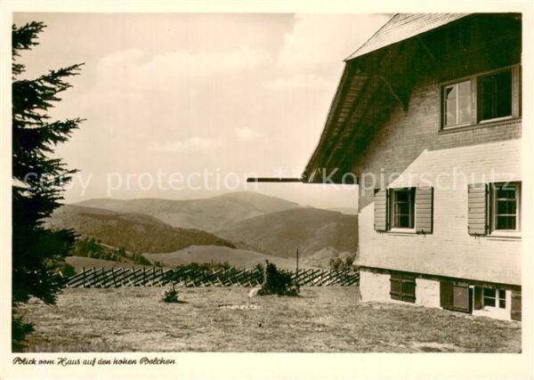 Stohren Haus der Universitaet Freiburg mit Belchenblick