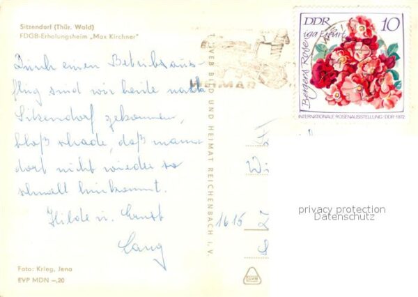 Sitzendorf Thueringen FDGB Erholungsheim Max Kirchner – Bild 2