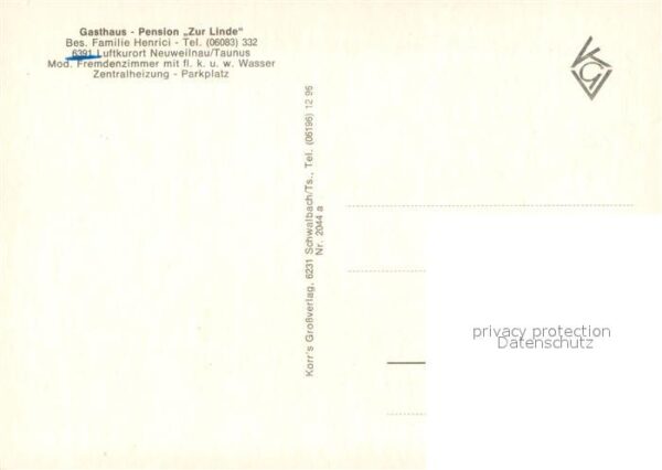 Neuweilnau Gasthaus Pension Zur Linde Gaststube Panorama – Bild 2