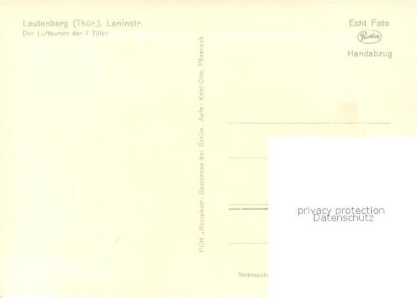 Leutenberg Thueringen Leninstrasse – Bild 2
