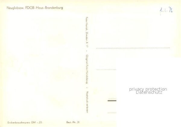 Neuglobsow FDGB Haus Brandenburg – Bild 2