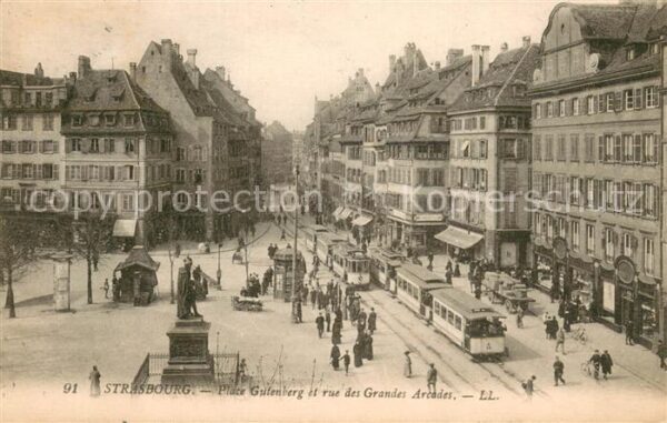 Strassenbahn LL. Nr.91 Strasbourg