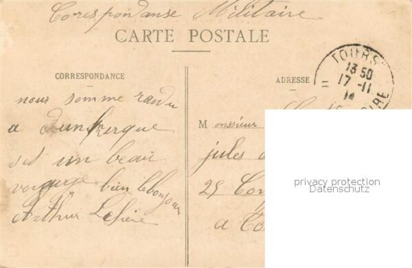 Militaria Marine DUNKERQUE Jean Bart – Bild 2