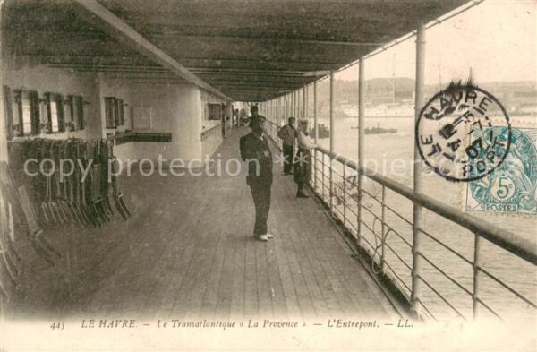Dampfer Oceanliner LL.445 LE HAVRE LA Provence