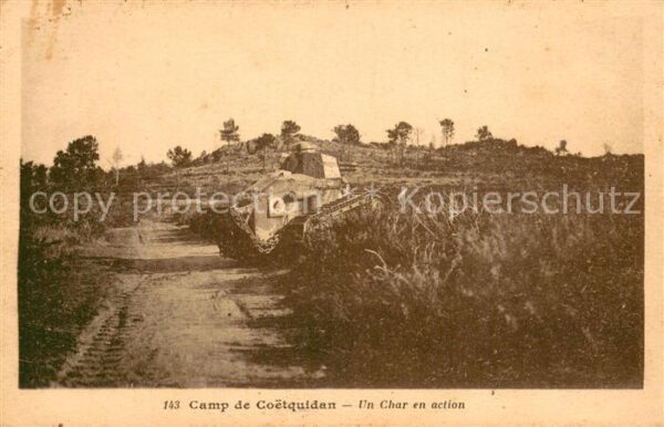 Militaria Panzer Camp de Coetquidan