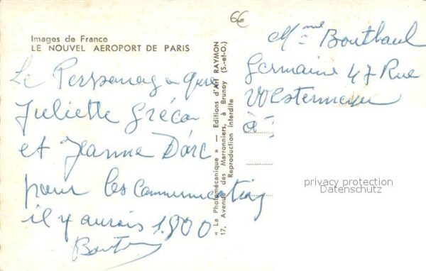 Flughafen Airport Aeroporto Le Nouvel Paris – Bild 2