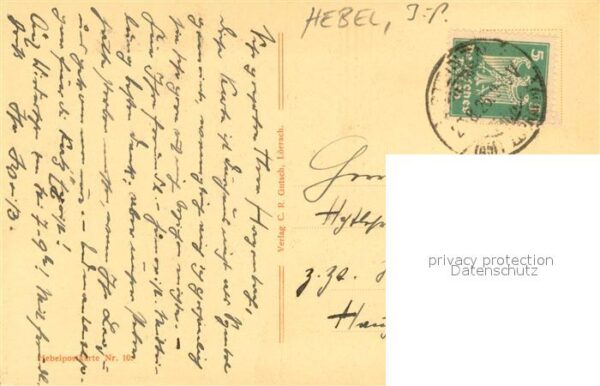 Hebel Johann Peter Der Wegweifer Nr.10 – Bild 2