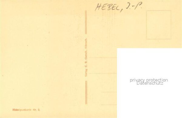 Hebel Johann Peter Der Carfunfel Nr.2 – Bild 2