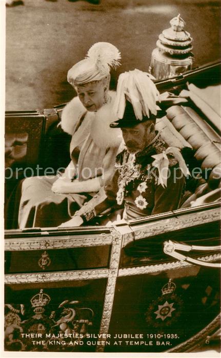 Adel Their Majesties Silver Jubilee 1910-1935 The King and Queen
