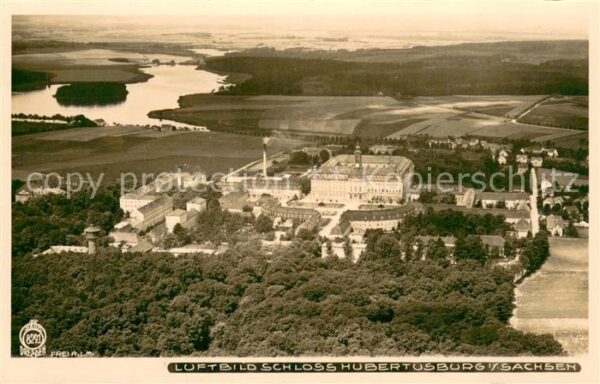 Foto Hahn Nr. Nr.8291 Luftbild Schloss Hubertusburg Sachsen