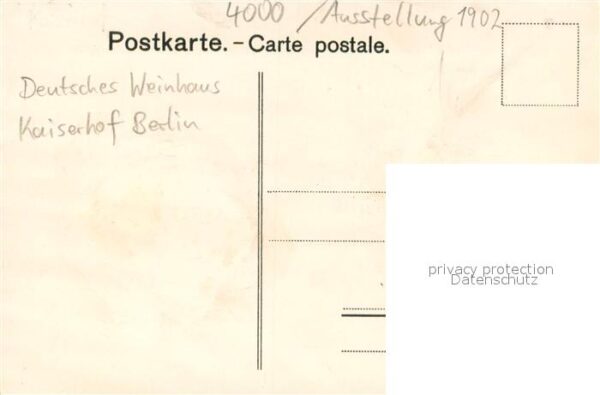 Kaiserhof Berlin Deutsches Weinhaus – Bild 2