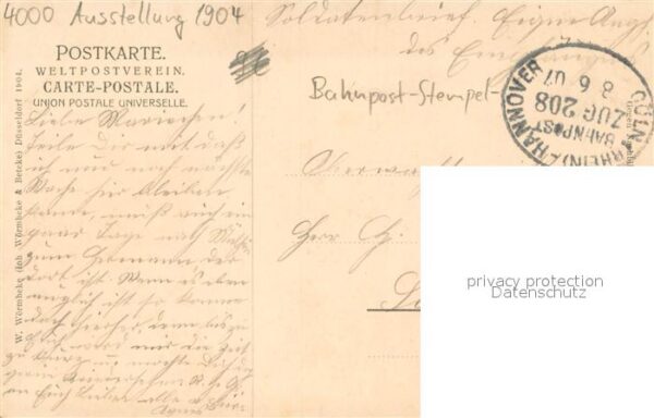 Gartenbauaustellung Duesseldorf 1904 – Bild 2