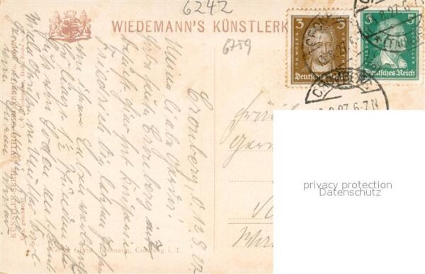Kuenstlerkarte Wiro Nr 2051 Cronberg i.T. – Bild 2
