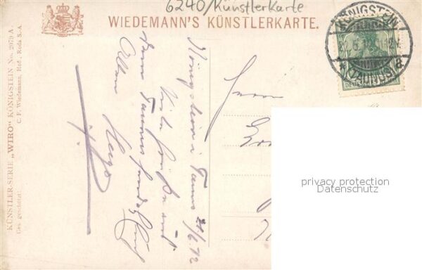Kuenstlerkarte WIRO Nr.2079 Koenigstein im Taunus – Bild 2