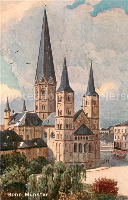 Kuenstlerkarte WIRO Nr.2118 Bonn Muenster