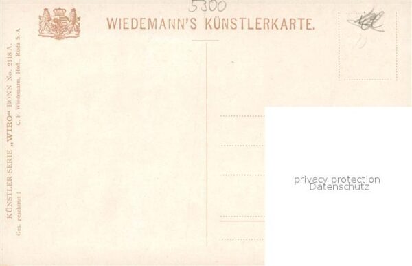 Kuenstlerkarte WIRO Nr.2118 Bonn Muenster – Bild 2