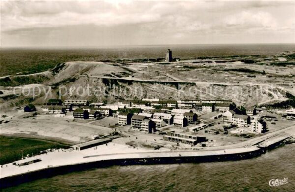 Insel Helgoland Fliegeraufnahme mit Unter und Oberland