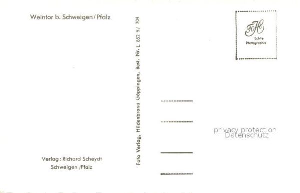 Schweigen-Rechtenbach Weintor Panorama – Bild 2