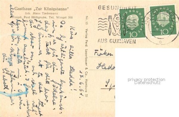 Wingst Gasthaus Zur Koenigstanne – Bild 2