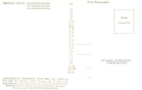 Rust Burgenland Restaurant Sifkovits Gastraeume Bar – Bild 2