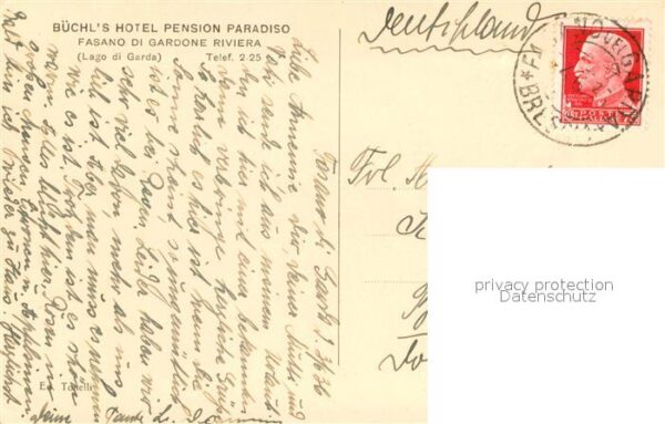 Fasano di Gardone Buechls Hotel Pension Paradiso Lago di Garda – Bild 2