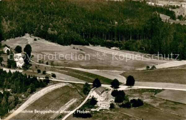 Pfaben Berggasthaus Zrenner Fliegeraufnahme