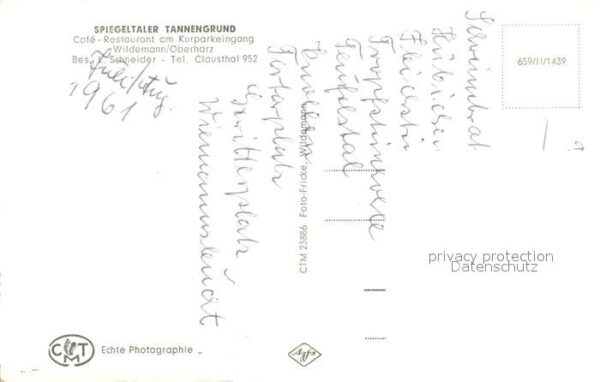 Wildemann Spiegeltaler Tannengrund Cafe Restaurant – Bild 2