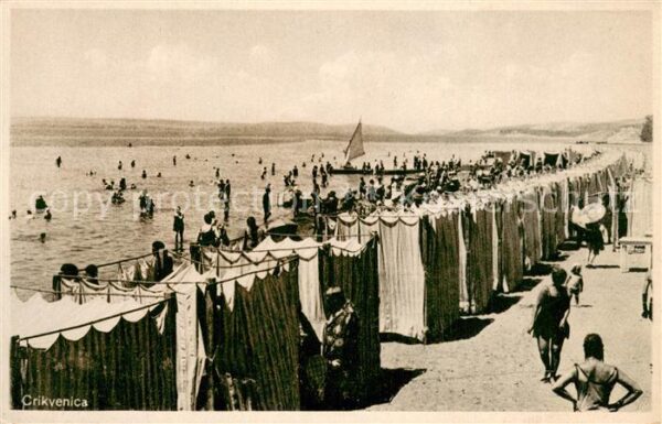 Crikvenica Kroatien Strandpartie