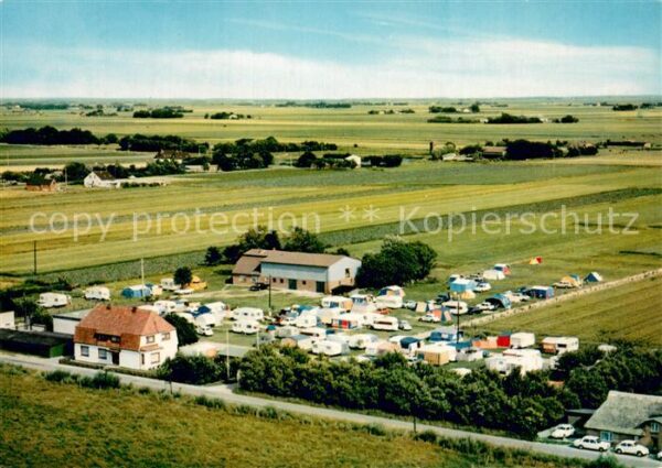 Stinteck Westerdeichstrich Campingplatz In Lee Fliegeraufnahme