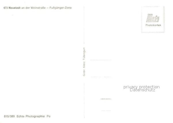 Neustadt Weinstrasse Fussgaenger Zone – Bild 2