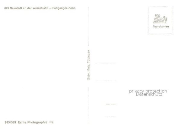 Neustadt Weinstrasse Fussgaenger Zone – Bild 2