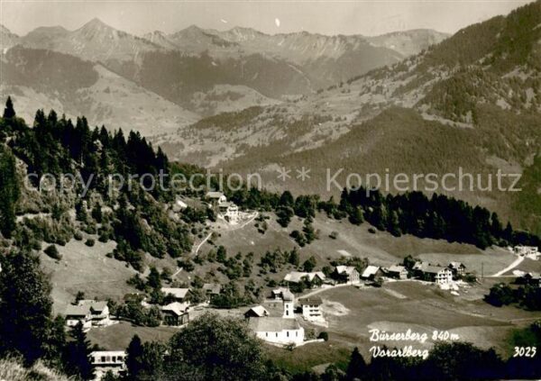 Buerserberg Vorarlberg Fliegeraufnahme