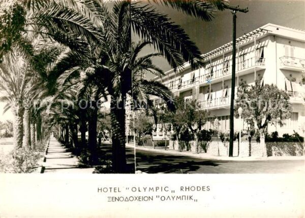 Rhodes Rhodos Greece Hotel Olympic