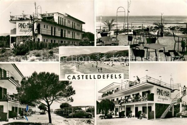 Castelldefels Bungalow Pino Mar Terrasse Strand