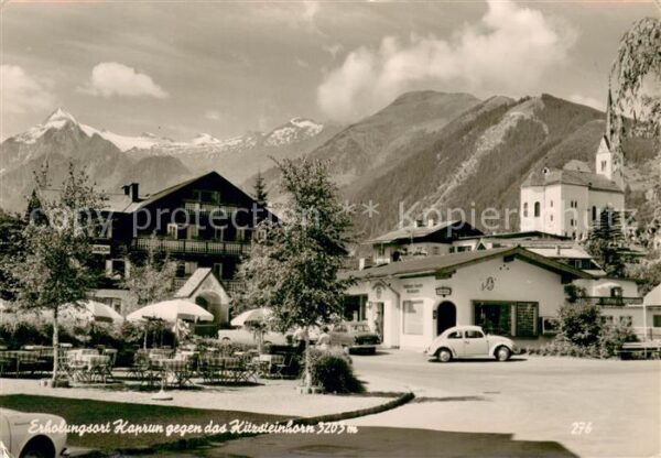 Kaprun Panorama mit Kirche und Kitzsteinhorn