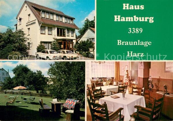 Braunlage Pension Haus Hamburg Garten Gaststube