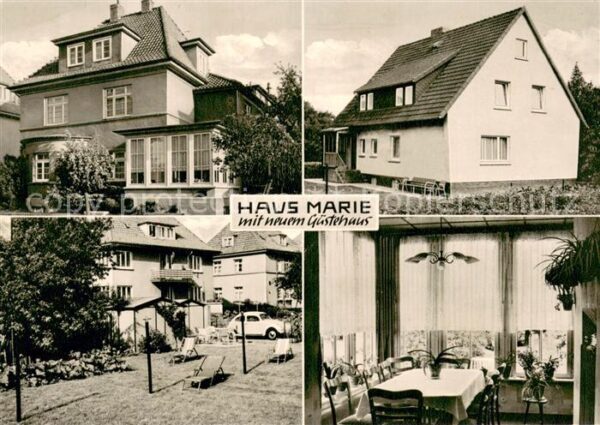 Bad Nenndorf Haus Marie mit neuem Gaestehaus Garten